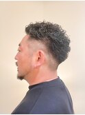 刈り上げベリーショートパーマ