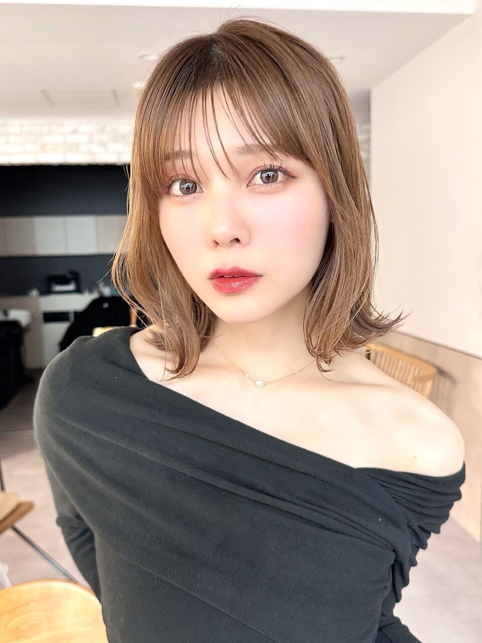 【全員】似合わせカット+透明感カラー |銀座