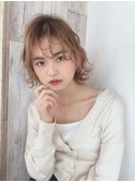 小顔魅せエアリーミディショート【TELA HAIR 東川口】