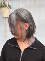 リングバイモアムー(Ring by Moremuu) レイヤーウルフ デザインカラーブリーチ