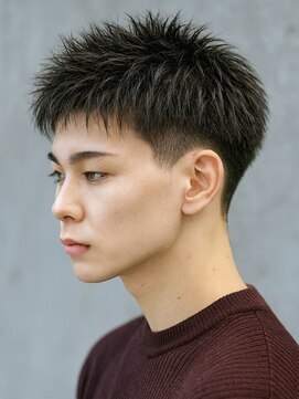 メンズルシードスタイルベル(mens LUCIDO STYLE BELLE) 黒髪刈り上げナチュラルビジネスショート