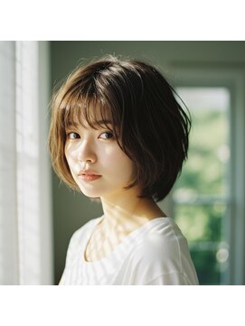 コトナ 越谷店 【20代30代40代50代】 前髪長めショートボブ・越谷