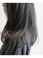 ビーヒアナウ N゜03 金沢駅西店(BE HERE NOW)&nbsp;ネイビーグレー ダークグレージュ 暗めカラー ブルーアッシュ