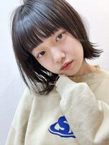 サンドイエナ 横浜店(sand yena)&nbsp;くびレイヤーボブルフネビージュ小顔ワンレンこなれミディ