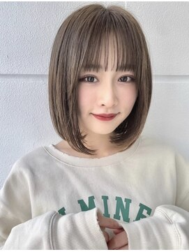 サンドパールス 仙台店(sand PALCE) 髪質改善/大人ガーリー/似合わせカット/ショートボブ前髪/仙台