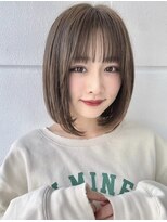 サンドパールス 仙台店(sand PALCE) 髪質改善/大人ガーリー/似合わせカット/ショートボブ前髪/仙台
