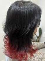 ベル サウス(BHEL south) 津市ロングレイヤーカットハッシュカット透明感カラー重めロング