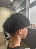 メンズ縦落ちツイストパーマ