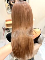 ルーンバイアンツ 茅ヶ崎北口店(Lune. by ANT'S)&nbsp;ミルクティーブロンド/ダークブルー/デジタルパーマ/茅ケ崎
