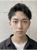 アクティブショートニュアンスパーマルーズショート縦落ちパーマ