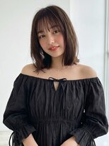 ライクバイコトナ 越谷(RIKE by kotona)&nbsp;ミディアム レイヤーカット 顔周りレイヤー 透明感 20代30代40代