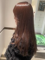 ビファインクーアヴェダ(Be fine coo AVEDA)&nbsp;大人女子ピンクブラウンセミロング