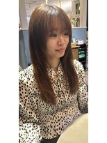 ペッツショコラ(PETZ chocolat) レイヤーカット グレージュ ミディアム ロング