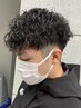 メンズカット+ツイストスパイラルパーマ+3step Tr ￥13000[町田/men's/眉毛]