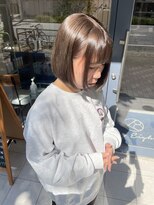 バイエイト 今池(By eight) ボブ×ミルクティーベージュ