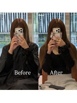 エクステ/シールエクステ専門店/梅田/ヘアセット/ヘアアレンジ/LANDS ANNEX  エクステ&nbsp;ブラウン バージンレミーエクステ70本【大阪 梅田】