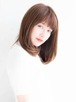 ルティア(Lutia) シースルーバング ナチュラルアッシュブラウン