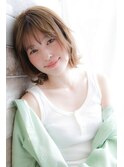 ヘルシー 外ハネ レイヤーボブ