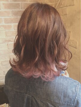 ノアズアーク(NOAH'S ARK) 【透明感あるガーリーピンク】アッシュピンク・インナーカラー