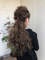 バランス ヘアーアンドアイラッシュ 野田店(balance.)&nbsp;ルーズハーフアップスタイル