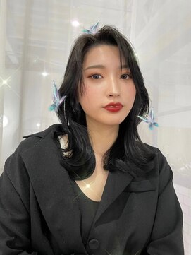 レビジュヘアー 桂店(LEVIJU HAIR) 韓国風　クール×小顔レイヤーカット