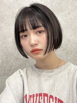 サンク 原宿 表参道(cinq)&nbsp;ナチュラルボブミニボブ前下がりボブ黒髪ショートボブ20代30代