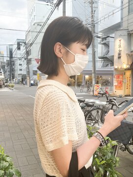 カフ(CAF) 【CAF 照下 ぱつっとこなれ切りっぱなしボブ】