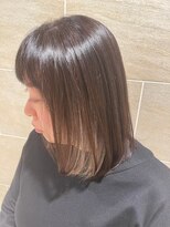 アニュー ヘア アンド ケア(a New hair&care)&nbsp;20代30代40代小顔カットインナーカラー透け感ナチュラルボブ