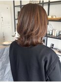 イメチェン☆大人のレイヤーon外ハネミディアム［豊田市美容室］