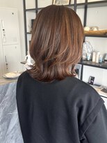 カンナ(CANNA)&nbsp;イメチェン☆大人のレイヤーon外ハネミディアム［豊田市美容室］