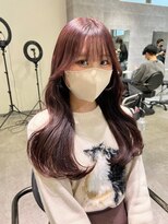 アンダーバーホワイト 静岡店(_WHITE)&nbsp;韓国風スタイル×ピンク