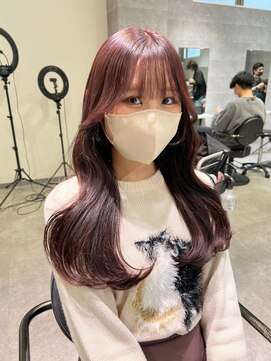 アンダーバーホワイト 静岡店(_WHITE) 韓国風スタイル×ピンク