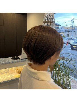 アロー ヘアー(arrow hair) ◇マッシュショート×マットベージュ