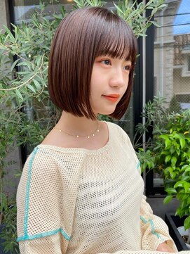 ロット 横浜(lot) ぱつっとボブ/ショートボブ/髪質改善[横浜駅]