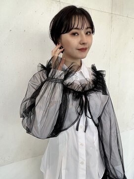 トリコ ショップアンドヘアサロン(tricot shop hair salon) ニュアンスショートカット/シースルーバング
