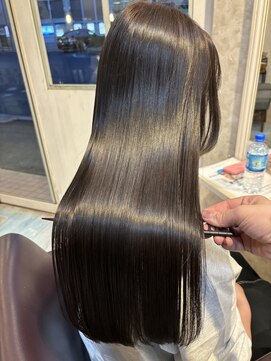 ヘアーエポック(hair epoque) 大人ガーリー大人美人透明感髪質改善ニュアンスカラーラベンダー