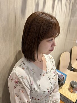 フリーラ 表参道(freera) ブリーチなしの明るめブラウンカラー