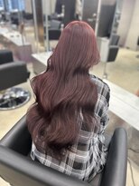 ペレ 栄店(PELE) デザインカラー/レイヤーカット/ウェットヘア/オリーブベージュ