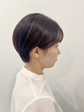 ピース ヘアーワーク(PEACE HAIR WORK) ショートスタイルラベンダーカラー