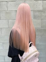 シーク 天神(SEEK)&nbsp;松尾菫菜/ホワイトピンク/ハイトーン/ブリーチ/韓国ヘア