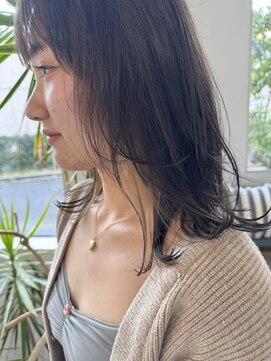 フィニティー 辻堂(finity) 小顔前髪レイヤーカット×イヤリングカラー×インナーカラー