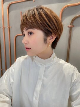 ロンドグロワール 大宮(Lond Gloire) 小顔丸みショート/ブリーチなし透明感カラー/大宮