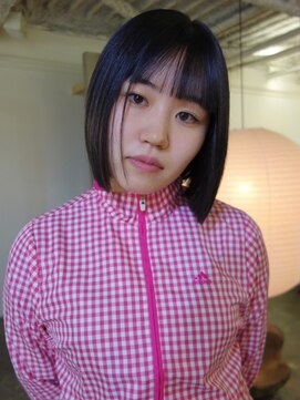 カシェ ナカザキ(CACHE NAKAZAKI) 地下風カラー/ブラック/ボブ