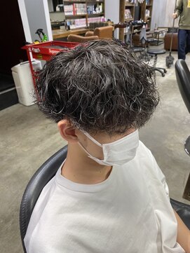 メンソウル(MENSOUL) 波巻きスパイラルパーマメンズマッシュパーマツイストパーマ