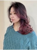 【卒入学式ママヘア】大人ピンクの華やかグラデ