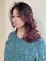コニーズヘアサロン(Connie's Hair Salon)&nbsp;【卒入学式ママヘア】大人ピンクの華やかグラデ