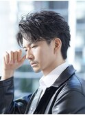 【alpha 新宿】フェザーショート×七三パート
