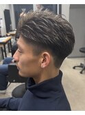 スパイキーショート/ハイトーンカラー/マッシュパーマ/men's/