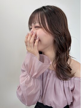 デビュー ヘアーメイク 黒髪/ボブルフ/ネビージュ/小顔/ワンレン/宜野湾/髪質改善/前髪