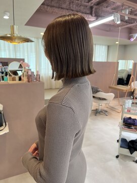 カルパ(calpa) 外ハネボブ × オリーブブラウン